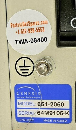 651-2050 / GEN 3, CRYOPUMP CONTROLLER / GENESIS - Picture 3 of 8