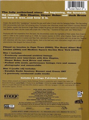 Cream: Classic Artists (CD & DVD) | eBay