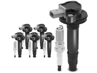Ignition Coil Set with Spark Plugs fits MKS 2010-2012 3.5L V6 GAS 22XYRK