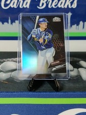 2021 Topps Chrome Black Keston Hiura Refractor 016/199 Milwaukee Brewers 