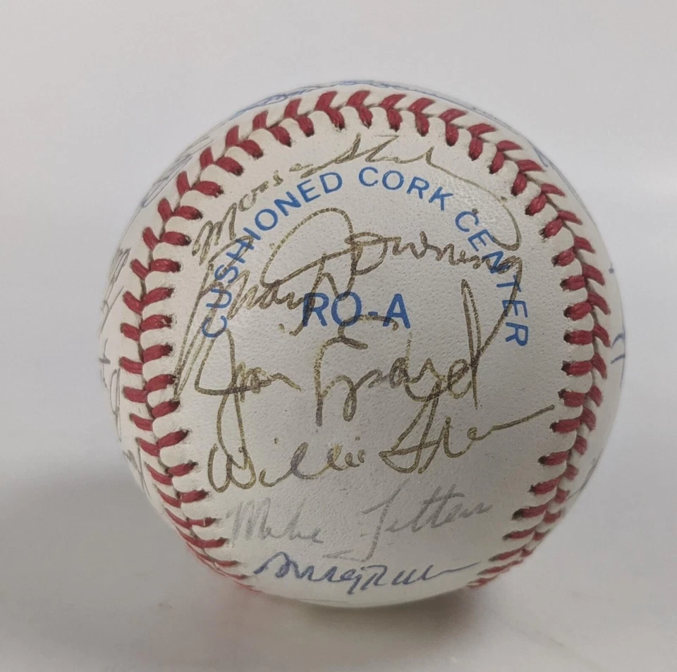 1980's Los Angeles Angels Team Signed Baseball Sigs Team Ball - Image 2 of 4