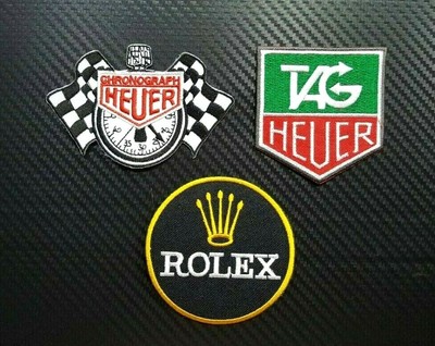 Tag Heuer watches biker badge Iron Sew On Embroidered Patch Tag Heuer watches biker badge Iron Sew On Embroidered Patch