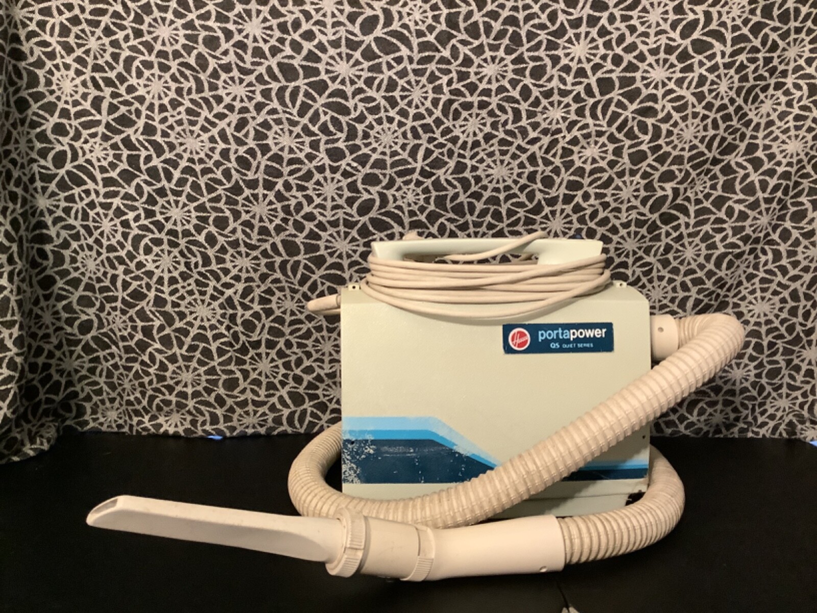 Vintage Hoover PortaPower QS Quiet Series Portable Vacuum Cleaner works