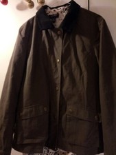 Esmara Ladies Barbour Style Cotton Size 12 Zip