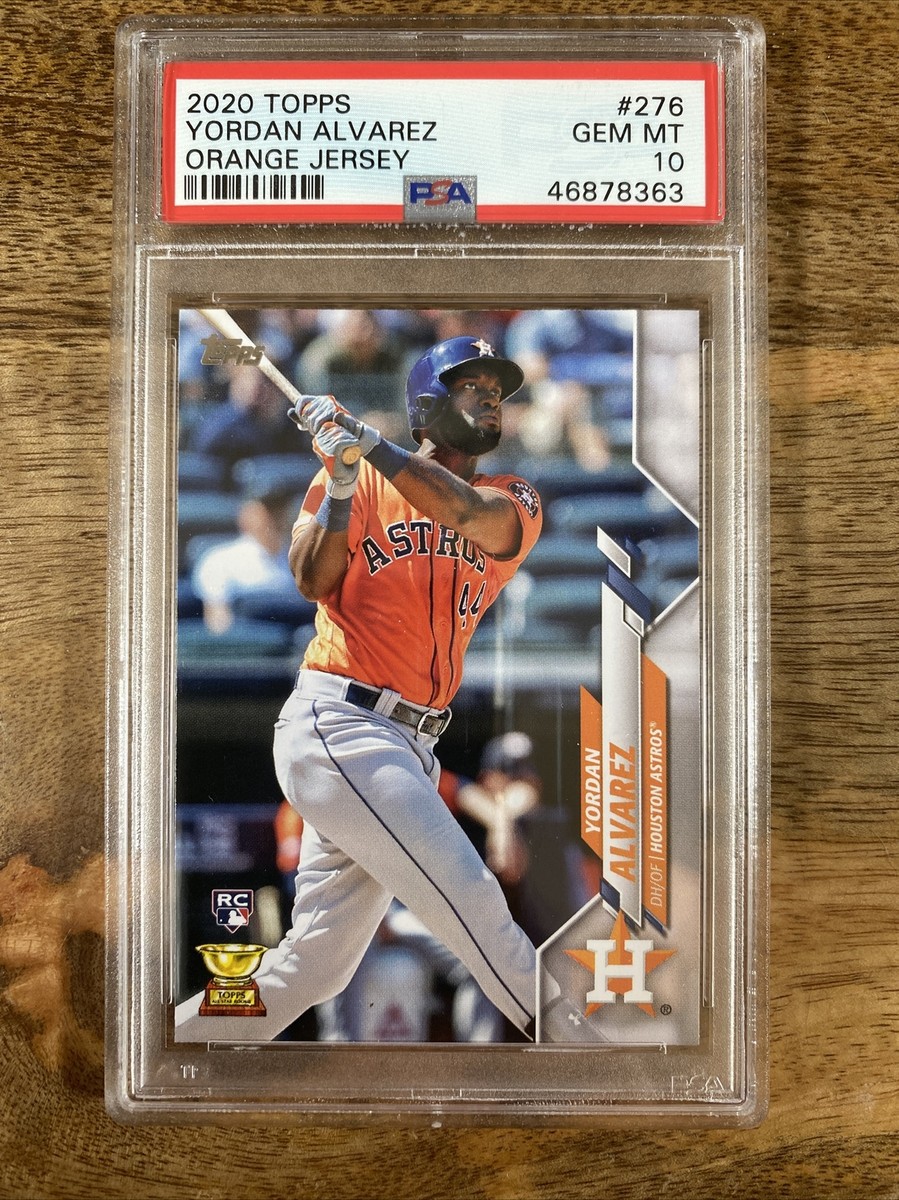 2020 Topps Yordan Alvarez Rookie RC #276 PSA 10 Astros (63