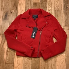 Red Fox Demi Bomber jacket Fleece size small NEW with tags waist coat