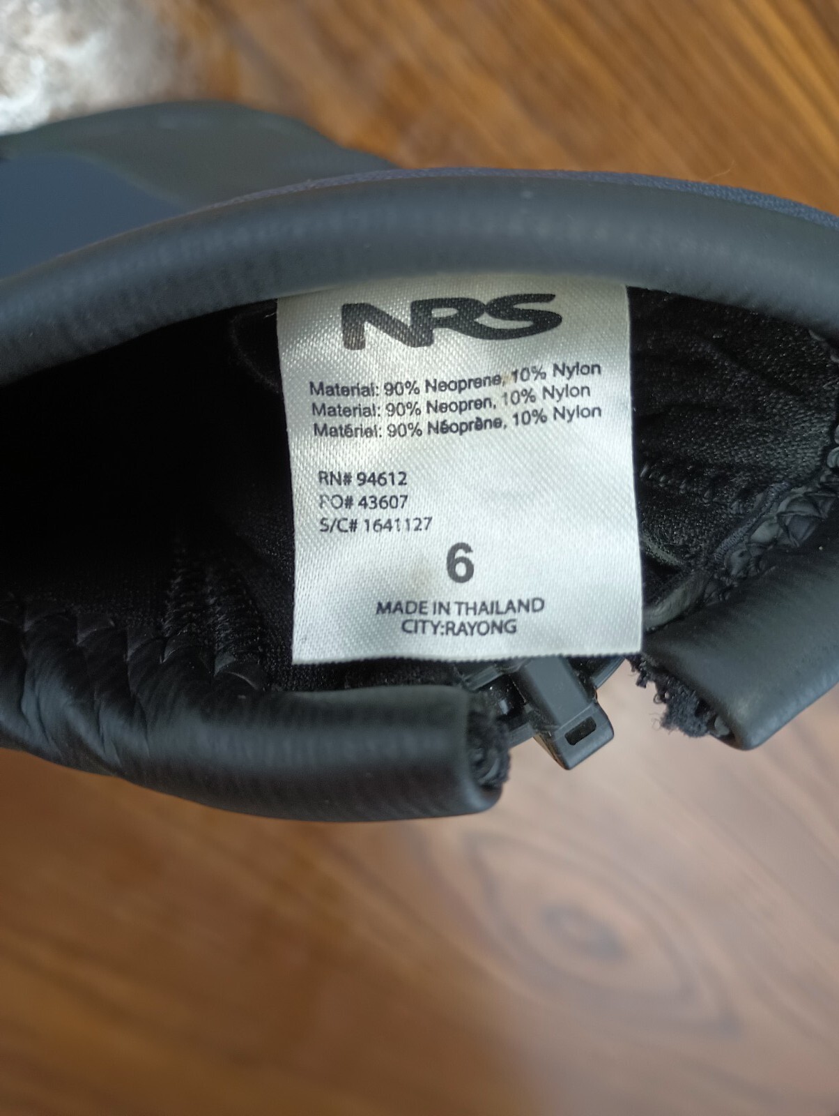 NRS Titanium Wetshoes Boot All-Terrain Traction in Water/on Land US 6
