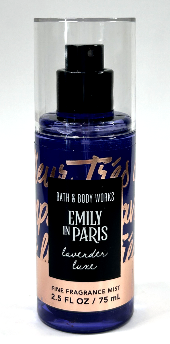 NEW 3 BATH & BODY WORKS EMILY IN PARIS LAVENDER LUXE WOMEN BODY