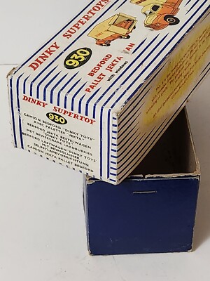 値下げ　超レアDINKY SUPERTOYS BIG BEDFORD ミニカー Dinky toy Supertoys 930 original box only Bedford Pallet Jekta Van