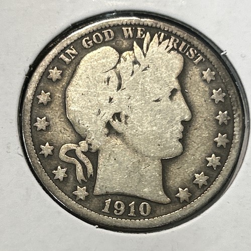 1910-P Silber 50 Cent Barber Half Dollar