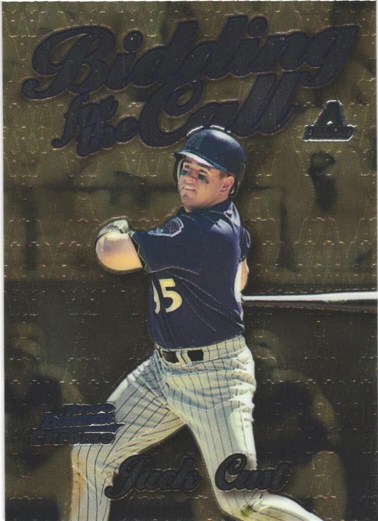 2000 Bowman Chrome Bidding for the Call #BC9 Jack Cust Arizona Diamondbacks