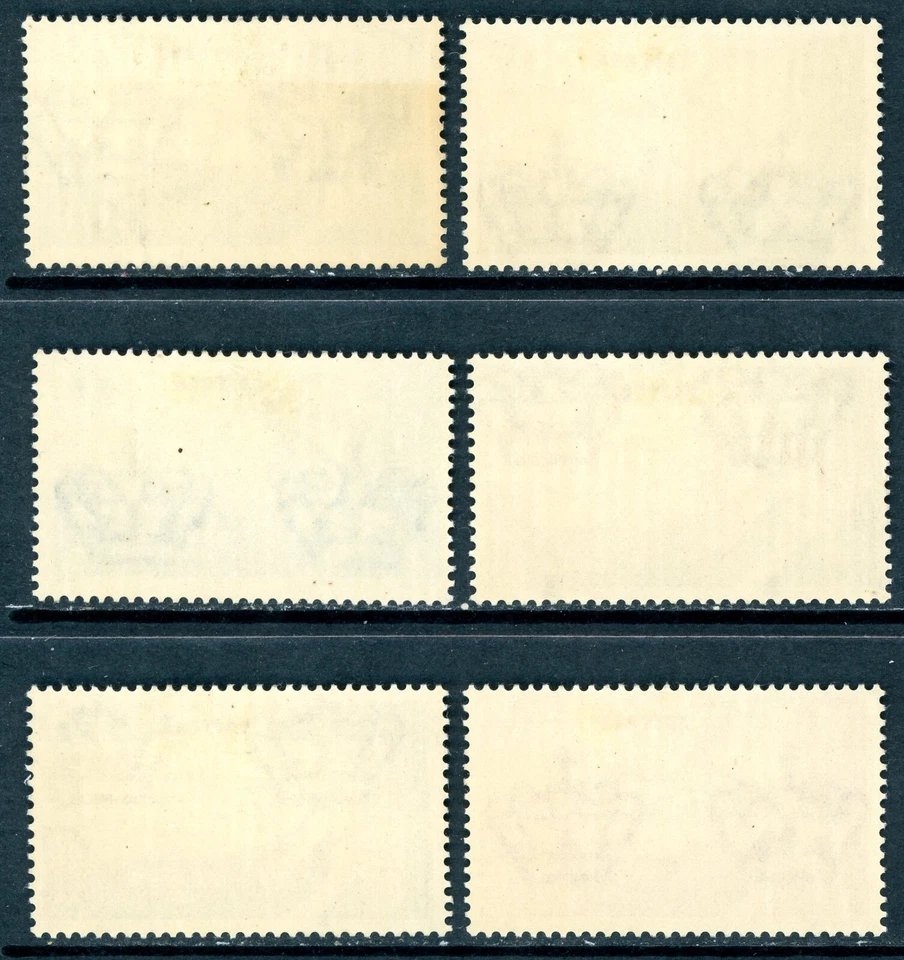 Italia 1934 Colonia Eritrea Correo Aéreo Semipostal Conjunto Corto Scott CB1-6 MNH T819 Foto 2 de 4