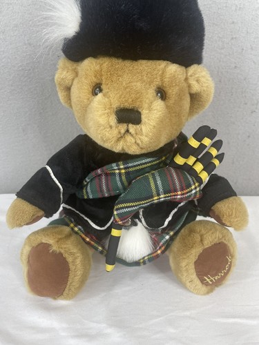 Harrodsburg Teddy Bear Knightsbridge Scottish Bagpipe 12 Inch Plush Stuffie - Picture 3 of 16