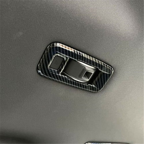 Carbon Fiber Rear Reading Light Lamp Framel Cover Trims For Toyota Sienna 21-24 - Picture 2 of 10
