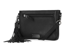 Harley Davidson Women's Classic Leather Hip Bag w/Tassel & Strap MHW004/08