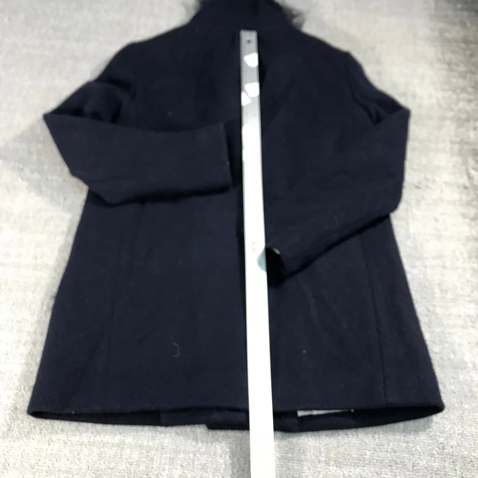 Abrigo Band of Outsiders Mujer 1 Chaqueta Tweed Azul Bolsillo Informal Damas Foto 4 de 4