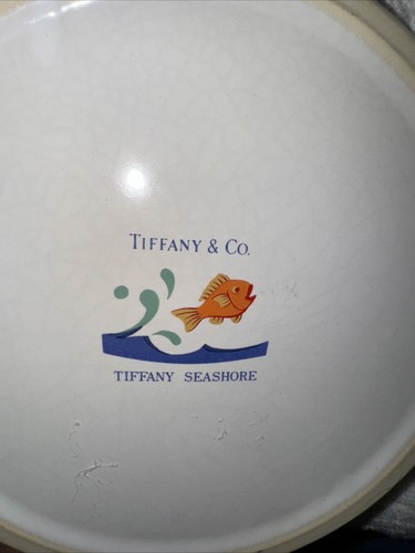 Tiffany Seashore by Tiffany & Co Ceramic Sailboat Themed Bowl - Picture 2 of 2