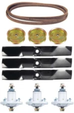 John Deere S180 54" 100 Series Mower Deck Parts Rebuild Kit Spindles Blades Belt