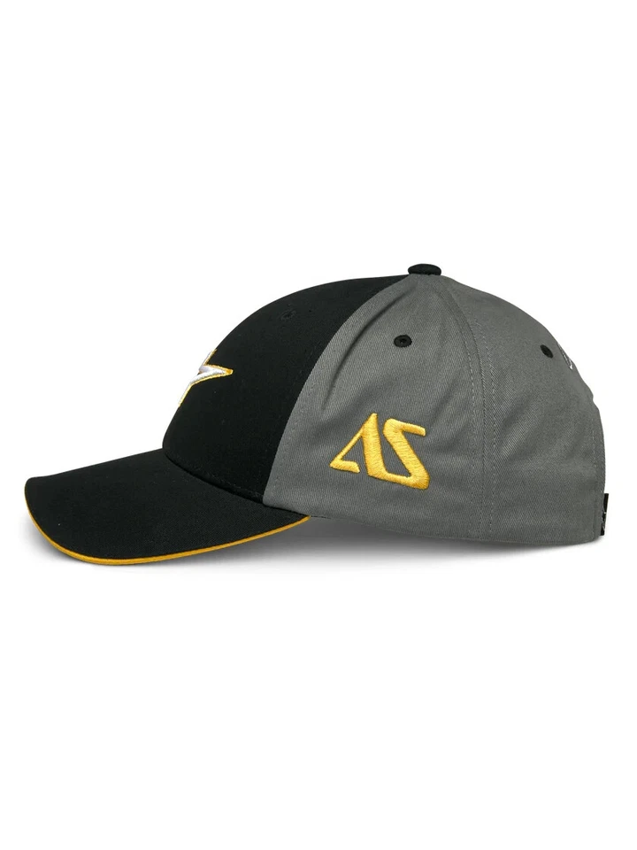 Gorra de béisbol Alpinestars Multicomp Curve negra/gris - A presión ropa informal Foto 4 de 4