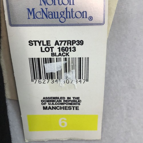 Gonna Norton McNaughton NUOVA lana Woolmark donna 6 nera foderata nuova con etichetta zip posteriore - Foto 6 di 16