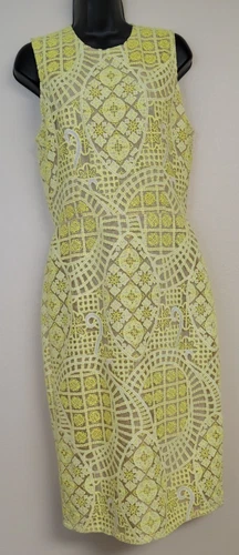 Alexis Anthea Aurora Lace Detail Formal Cocktail Midi dress, Large