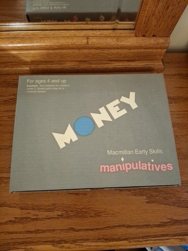 Seltene Geld MacMillan frühe Fähigkeiten Manipulative + Ratgeber Bücher für Alter 4+ Neu im Karton