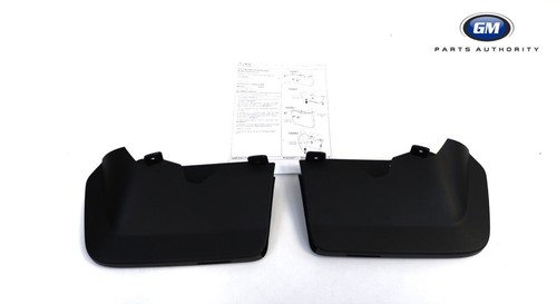 2020-2024 Chevy Silverado HD Front & Rear Splash Guards 84254758 84254760 Black - Picture 3 of 12