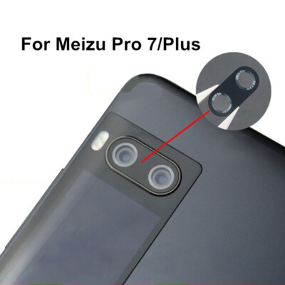 Back Camera Glass Lens Cover + Adhesive For MEIZU 16th Plus X8 Note 8 Pro 7 Plus