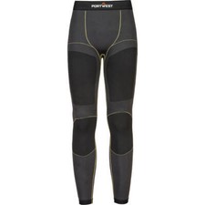 Image of Portwest Dynamic Air Mens Baselayer Leggings Charcoal L