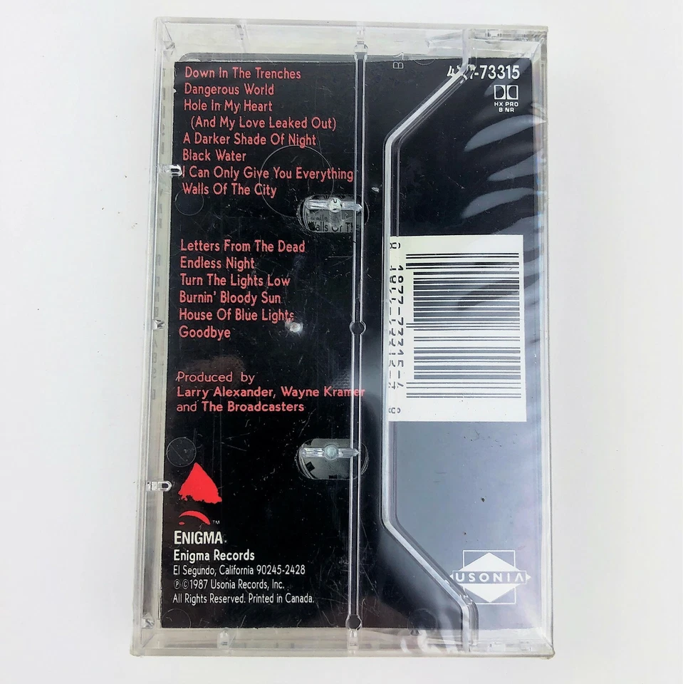 The Broadcasters 13 Ghosts Cassette 1987 Enigma Rock FACTORY SEALED - Image 2 of 4