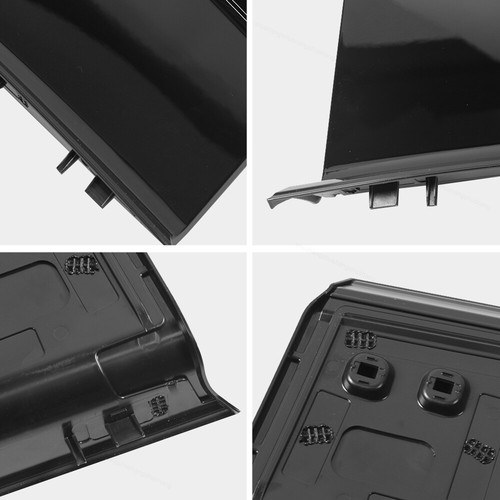 Gloss Black For 2015-2020 Ford Mustang GT Rear Trunk Decklid Panel Trim Cover - Picture 6 of 10