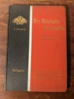 1908 Vintage Der Deutsche Philatelist Hardcover German Stamp Collector Book