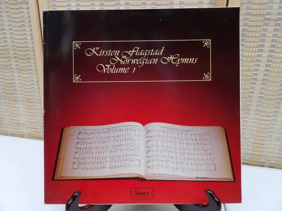 KIRSTEN FLAGSTAD Norwegian Hymns Volume 1 LP 1981 Simax Norway PS-1801 EX/VG+ - Image 2 of 4