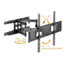 Full Motion Articulating Swivel TV LCD LED Wall Mount 48 49 50 55 60 65 70 75 80