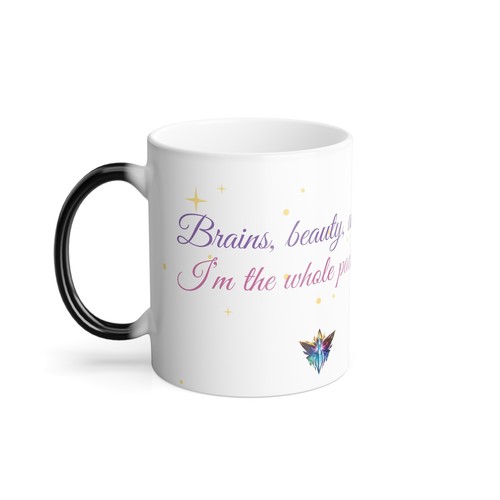 Heat-Reactive Mug for Strong Women - Worker - Color Morphing Mug, 11oz - Picture 5 of 9