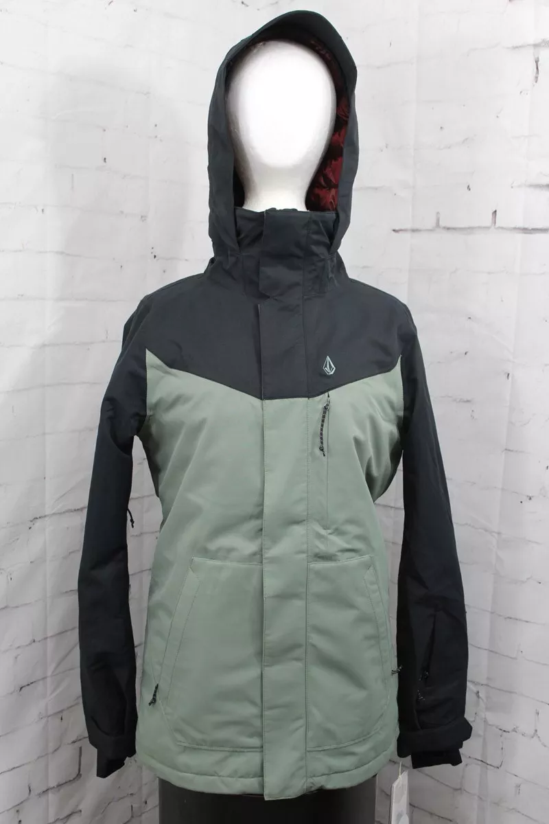 Volcom Pine 2L TDS Snowboard Jacket Womens Small Dusty Green