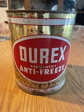 Vintage Durex Antifreeze One Gallon Oil Can