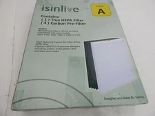 isinlive True HEPA Type A Filter + 4 Carbon Pre-Filters