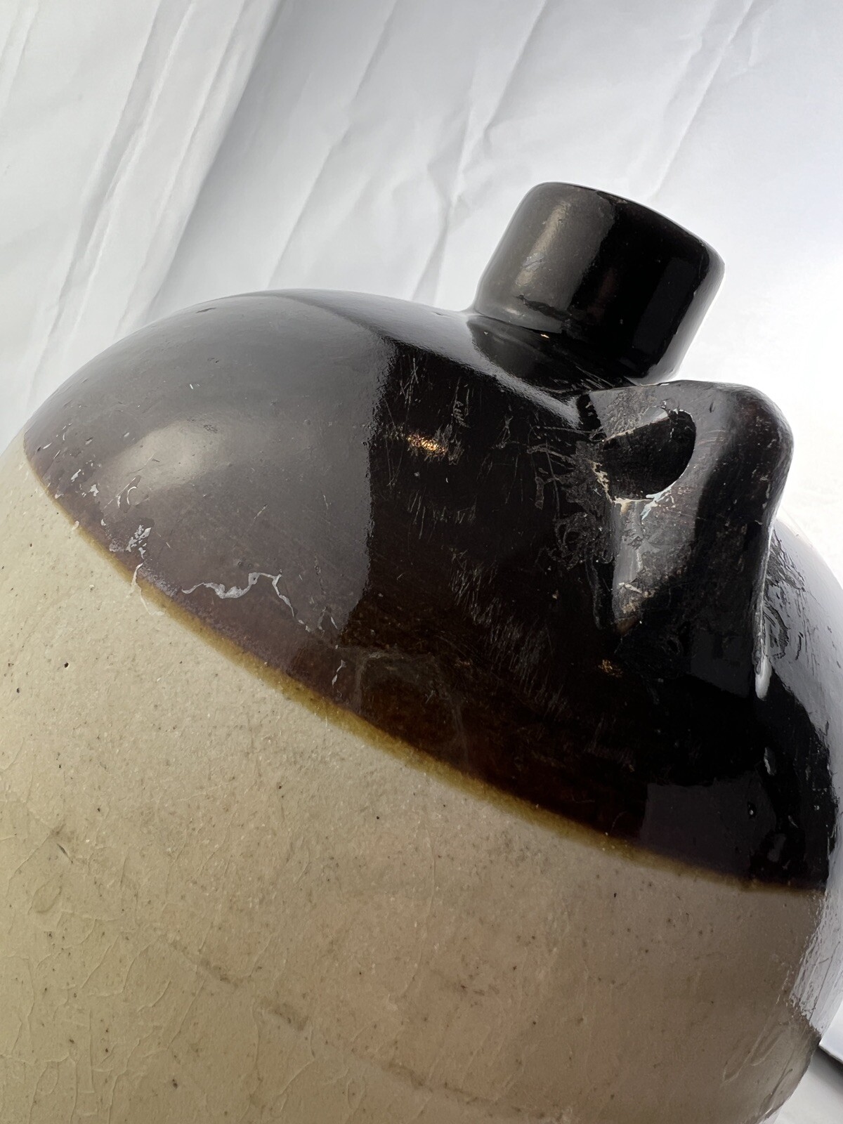 Antique Jug WILLIAMS BROS & CHARBONNEAU QUEBEC MAPLE SYRUP DETROIT