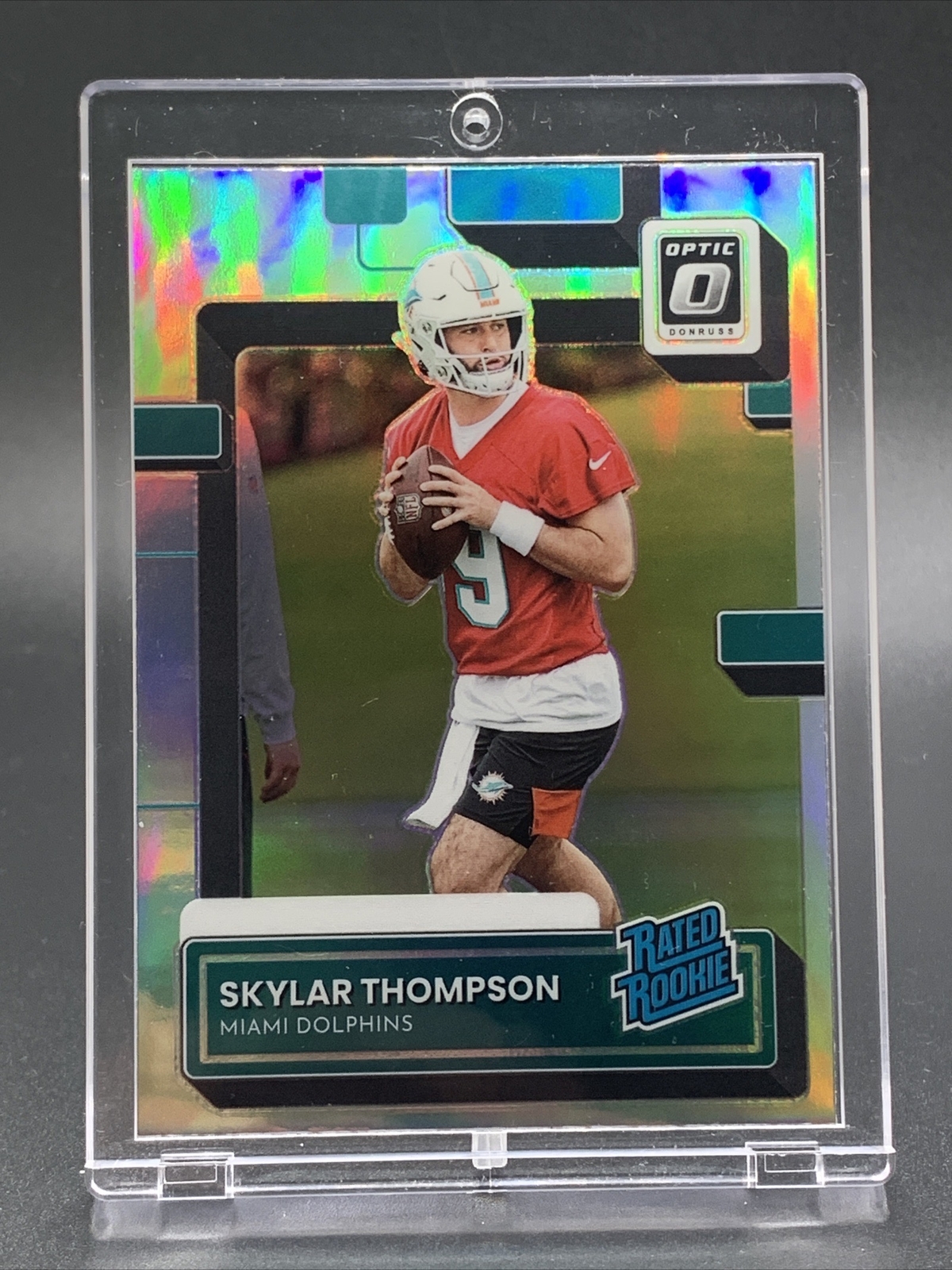 2022 Panini Donruss Rated Optic Preview Holo Skylar Thompson #P-375 Rookie RC