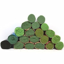 Brunswick Rug Yarn Bernat Spinnerin Green Lot of 20 Latch Hook Acrylic Wool NOS