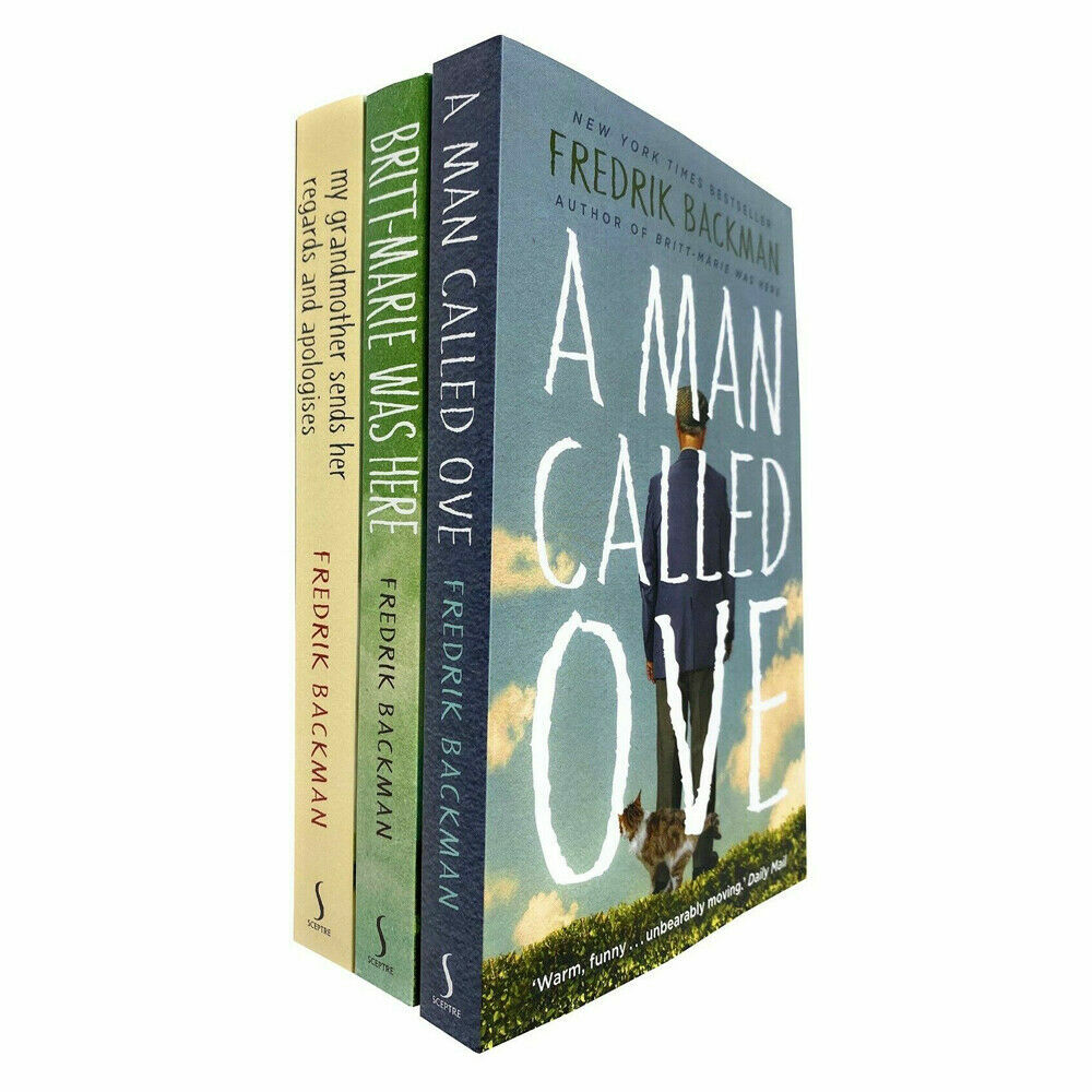 Fredrik Backman Collection 3 Books Set Britt-marie Was Here, Man Called Ove