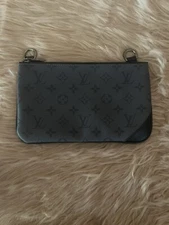 Louis Vuitton Trio Messenger Outer Pochette  Reverse Monogram Eclipse Preloved