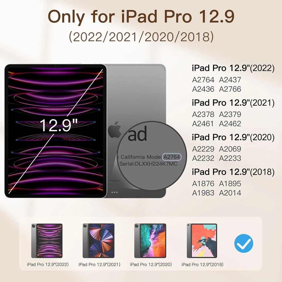 Чехол STM для iPad Pro 12,9 дюйма (3/4/5/6-го поколения) корпус для клавиатуры Magic/Folio - Изображение 2 из 4