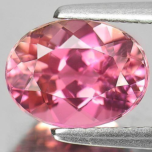 Pink Tourmaline 2.00 Ct. VS Oval 8 x 7 Mm. Natural Gemstone Unheated Nigeria - Picture 4 of 4
