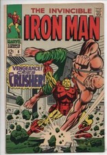 IRON MAN #6, FN/VF, Invicible, Crusher, George Tuska, 1968, more IM in store