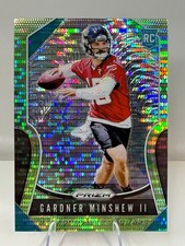 2019 Prizm GARDNER MINSHEW II Neon Green Pulsar Prizm 322 Rookie RC Cardinals SP