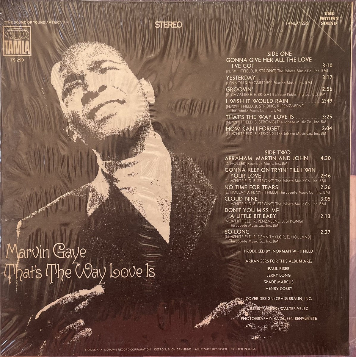 英LP Marvin Gaye Thats The Way Love Is STML11136 TAMLA MOTOWN /00260 Marvin Gaye ~ 
