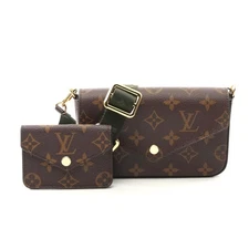 Louis Vuitton Monogram Pochette Felicie Bag Women Brown One Size