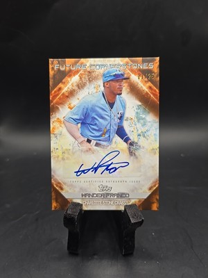 Wander Franco 2020 Topps Pro Debut FCA-WF Orange Future Cornerstones Auto #d/25